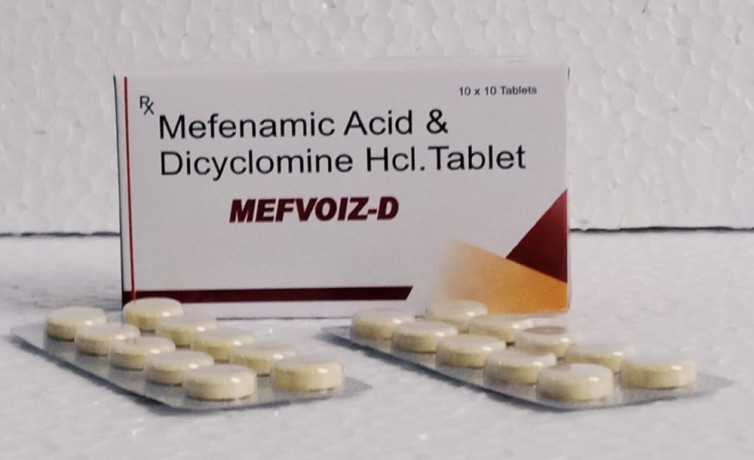 Dicyclomine HCl 20mg + Mefenamic acid 250 m 1