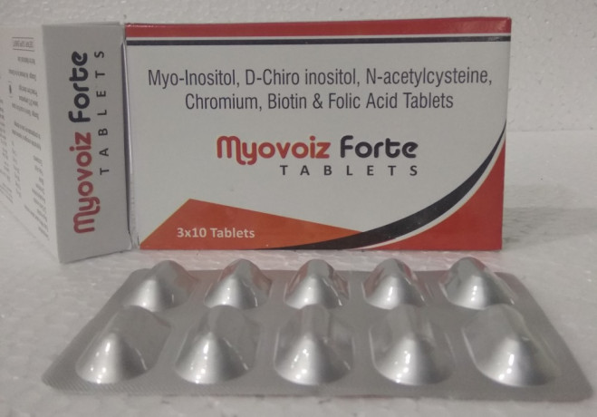 Myo Inositol 550mg+D Chiro Inositol 13.8mg+N Acetylcysteine 600mg+Vit D3 1000IU+Folic acid 1.5mg+Biotin+chromium 1