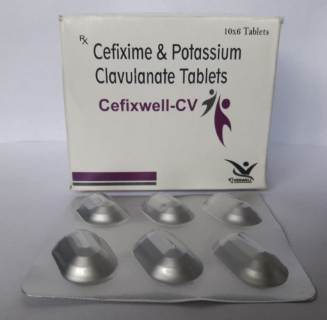 Cefixime and Potassium Clavulanate Tablets 1