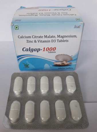 Calcium Citrate Malate, Magnesium, Zinc Vitamin D3 Tablets 1