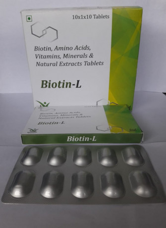 Biotin, Amino Acids, Vitamins, Minerals & Natural Extracts Tablets 1