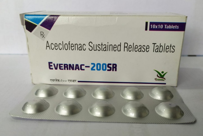 Aceclofenac Sustained release Tablets 1