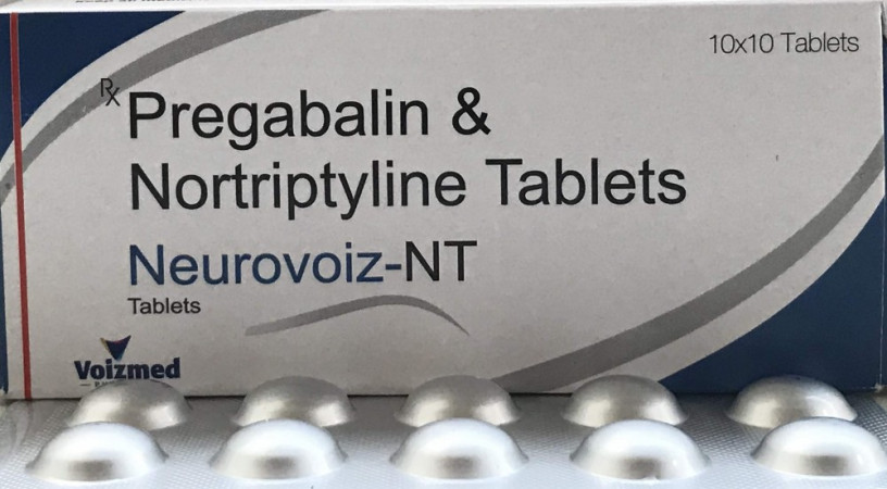 Pregabalin 75mg + Nortryptline 10 mg (Strip) 1