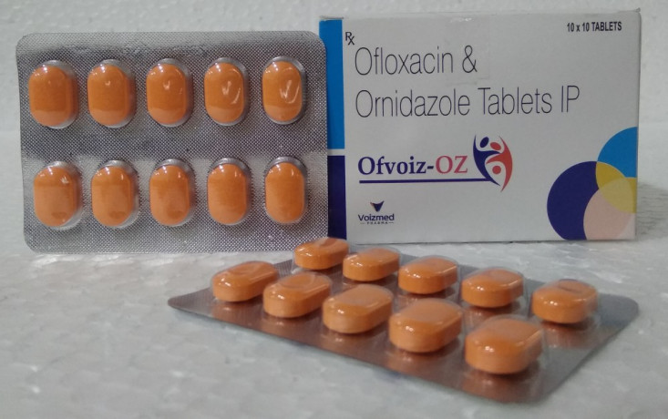 Ofloxacin 200 mg +Ornidazole 500mg 1
