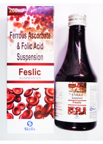 Ferrous Ascorbate & Folic acid suspension 1