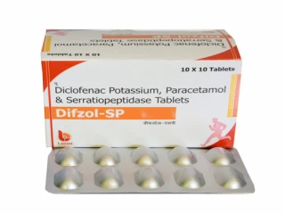 ACECLOFENAC 100 MG + PARACETAMOL 325 MG + SERRATIOPTIDASE 15 MG