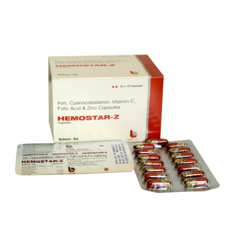 CARBONYL IRON 100 MG + B.COMPLEX + ZINC + FOLIC ACID 1.5 MG CAPSULES 1