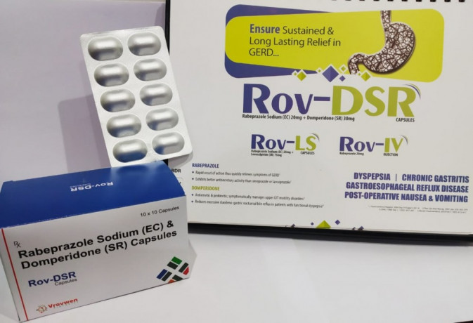 Rabeprazole Sodium(EC) 20mg & Domperidone(SR) 30mg 1