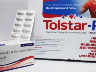 Tolperisone 150 mg,Paracetamol 325 mg Tablet