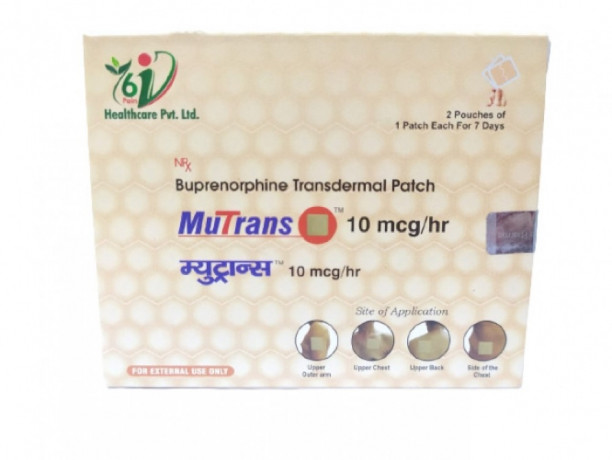 MuTrans 10 mcg/ hr ( Buprenorphine Transdermal Patch ) 1