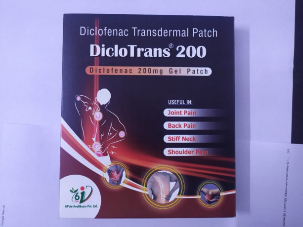 DicloTrans 200 (Diclofenac 200 mg/ Gel Patch) 1