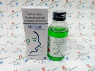 Terbutaline silphate,Bromhexine hydrocholoride,Guaiphensin & Menthol syrup