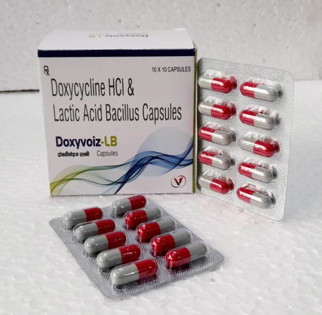 DOXYCYCLINE HCL 100MG LACTIC BACILLUS CAP 1