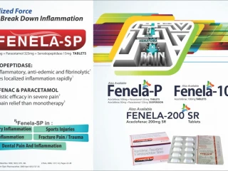 Aceclofenac 100 mg + Paracetmaol 325 mg + Serratiopeptidase 15 mg