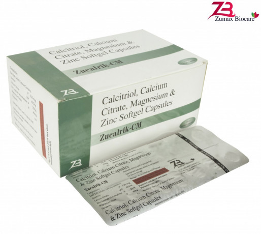 Calcium Citrate 425 mg Magnesium 40 mg Zinc 20 mg Calcitriol 0.25 mcg 1