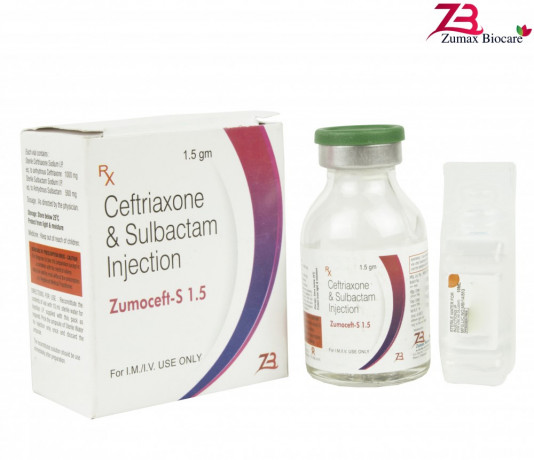 Ceftriaxone 1000 mg Sulbactam Sodium 500 mg 1