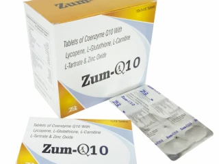 Ubidecarenone Co-Enzyme Q 10 100 mg L-Carnitine L-Tartrate 500 mg L-Glutathione 10 mg EPA 90 mg DHA 90 mg Lycopine 10% 8000 MCG Zinc Oxide 12.5 Mg
