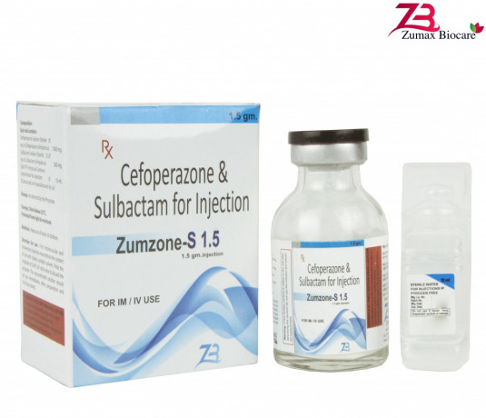 Cefoperazone 1000 mg Sulbactam 500 mg 1