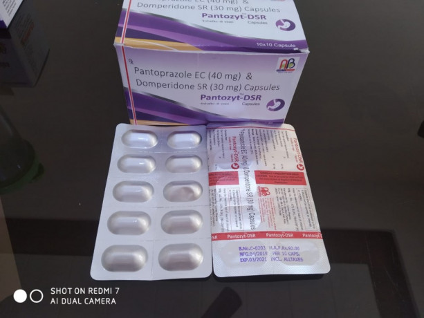 Pantoprazole 40 mg+Domperidone 30mg SR 1