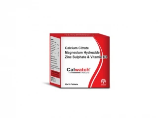 Calcium Citrate 1000 mg + Vit. D3 200 IU + Zinc 4 mg + Magnesium 100 mg