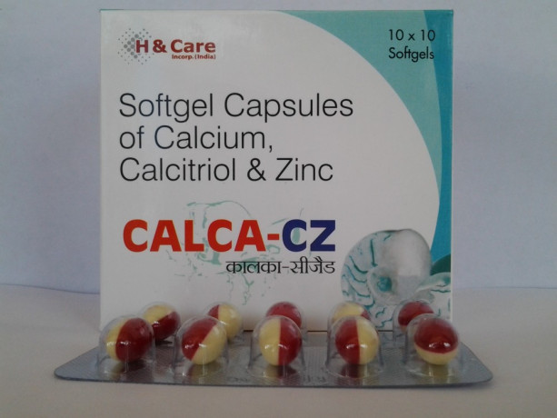 SOFTGEL CAPSULES OF CALCITROL CALCIUM CARBONATE ZINC AT BEST PRICE 1